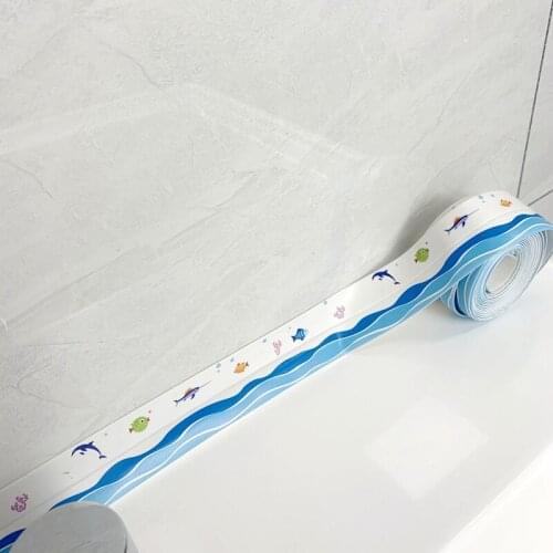 150cm Acrylic Kitchen Sink Bathroom Shower Waterproof Self adhesive Sealing Strip Tape PVC Mold Proof Window Door Gap Seam Tapes