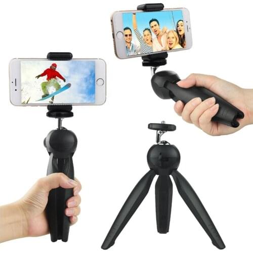 Mini Tripod Tabletop Stable Phone Camera Tripod Removable Ball Head for DSLR/ Mirrorless Cameras DV LED Video Light Smartphone