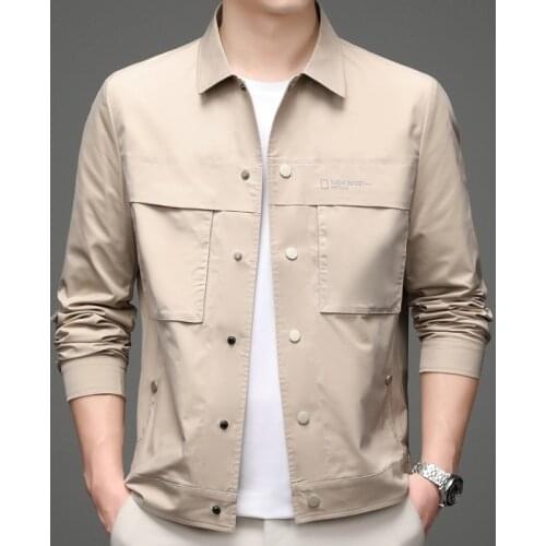 Mens Luxury Blazer Coat Spring Brand Male Outwear Superior Quality Male Long Sleeve Jacket Coat