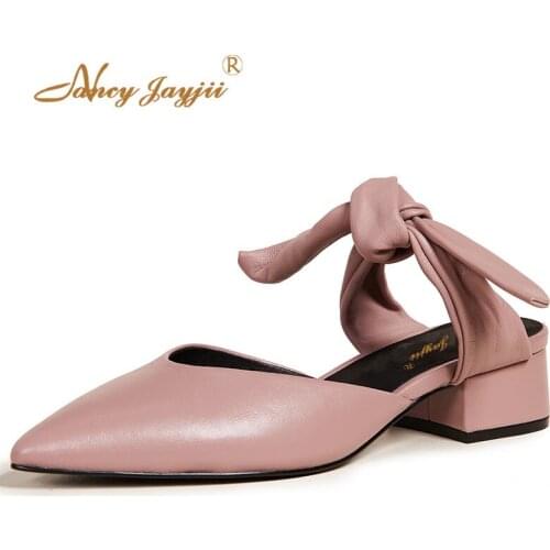 Nancyjayjii Women Shoes Adult Slippers Butterfly-kont Ankle Strap Solid Med heel Outside Basic Casual Fashion Leisure Classic