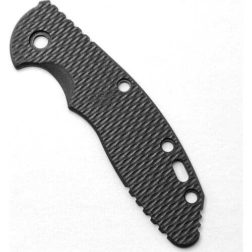 DIY Non-slip Knife Handle Patches Material G10 Composite Knife Grips slab scales blanks For Rick Hinderer knives xm 18 3.5