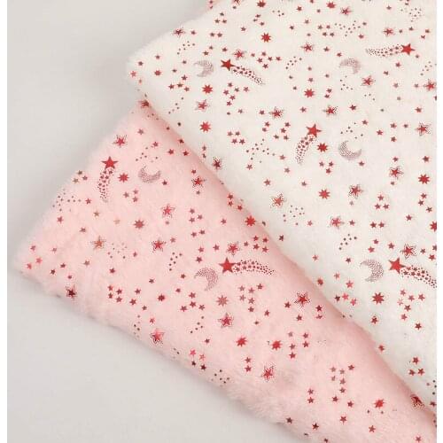 New rabbit hair gilded meteor imitation fur fabric stall cloth clothing shoes bags toy fabric
