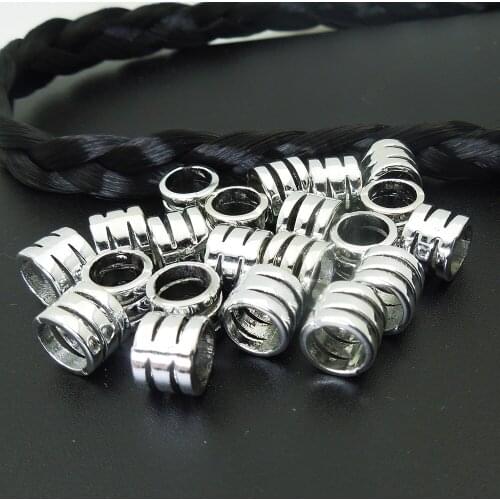 Zinc Alloy Spacer Beads Cone Antique Silver Pattern Pattern Color Plated Hair Braid About 10mm,Hole:Approx 800mm,10 PCs 2018 new