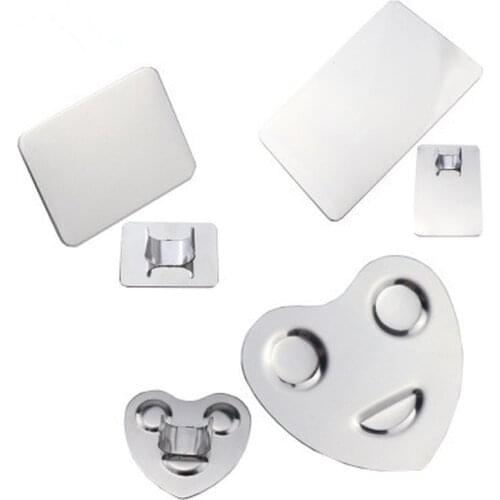 Stainless Steel Ring Nail Art Palette DIY Cosmetic Makeup Gel Polish Mixing Paint Manicure Tool Pigment Metal Paint Palette