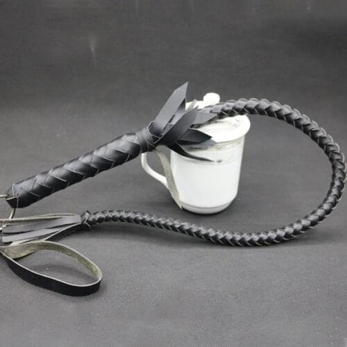 Handmade Pure Cowhide Martial Arts Whip Outdoor Self-defense Whip Elderly Fitness Whip Martial Arts Kung Fu Props
