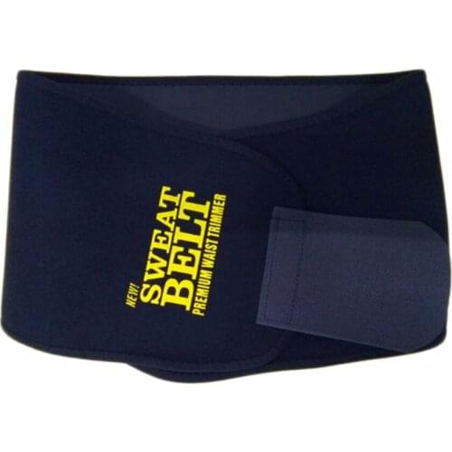 Adjustable Waist Tummy Trimmer Slimming Sweat Belt Fat Body Shaper Wrap Band Weight Loss Burn Exercise Men Women Belly Dropship