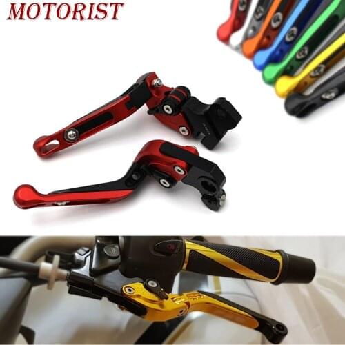 Motorist High Quality Motorcycle Adjustable Folding Extendable Brake Clutch Lever For Honda PCX 125/150 with logo