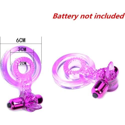 Jelly Vibrating Cock Ring,Penis Ring,Sex Products Adult Toy Cockring Penis Sleeve Man Sex Toy Sex Toys for Men Dual Ring Male
