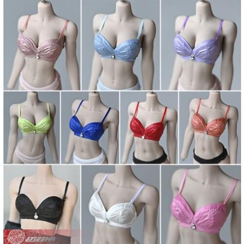 1/6 Scale Female Underwear Sexy Bra Candy Color Women Underwear for 12inch Action Figures PH TBL Hot Toys