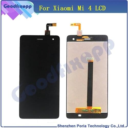 Phone LCD For Xiaomi Mi 4 LCD Screen Spare Parts, Replacement Parts For Xiaomi MI4 M4 LCD Display Touch Screen Digitizer