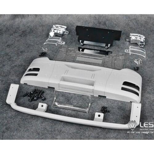 1/14 Rc Truck MAN (TGX) Car Shell Metal Chin Pump Handle Bumper Tamiya Dump Truck Tractor Accessories Car Model