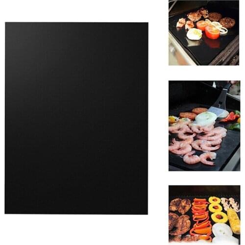 1/2pcs Non-stick BBQ Grill Mat Baking Mat Cooking Grilling Sheet Heat Resistance Easily Cleaned Kitchen Tools VIP Link