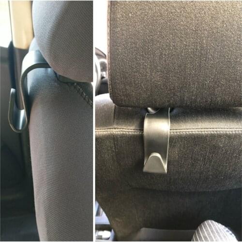2020 1Pcs Universal Car Seat Hook Back Hook Car Accessories Interior Portable Hanger Holder Storage for Car Bag Purse Cloth