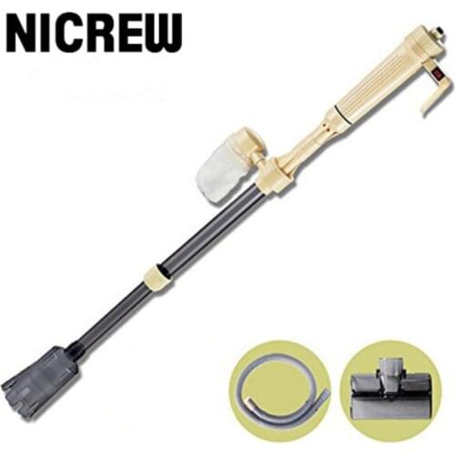 NICREW Fish Tank Electric Cleaner Multifunctional Aquarium Siphon Vacuum Water Pump Filter Changer Battery Powered Sand Washer