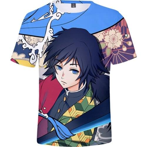 Demon Slayer 3d Printing Short Sleeve T-shirt