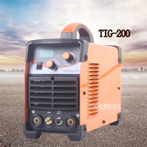 TIG-200 Inverter DC Arc Welder Stainless Steel Welding Tool Portable Electric Welding Arc Wlding Dual-use Welding Machine 220V