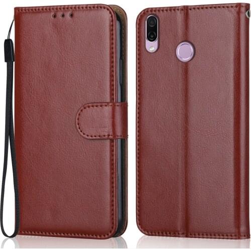 Flip Leather Case on For Huawei Y7 Prime 2019 Case Y72019 Wallet Case for On Huawei Y7 2019 Back Cover Luxury Phone Bag
