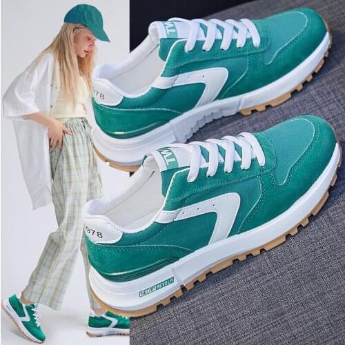 Sneakers Women New Lace-Up Ladies Shoes Soft Bottom Breathable High Quality Women Sneakers Colorful Candy Color Shoes Chaussures