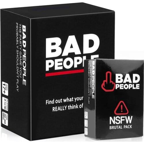Hot Selling Bad People Party Game The Party Game You Probably Shouldn't Play And The NSFW Expansion Pack