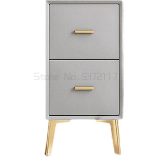 Mini Mini Leather bedside table simple modern bedside table