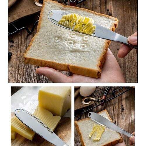 Multifunction Stainless Steel Butter Knife Cheese Jam Spreaders Cream Knifes Utensil Cutlery Dessert Toast For Breakfast Tool