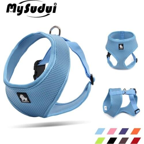 MySudui Truelove Adjustable Cats Dog Harness Chihuahua For Small Medium Dog Puppy Walking Harness Black Pitbull Terrier Petshop