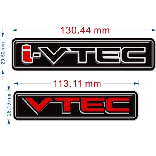 VTEC IVTEC DECAL STICKER VEHICLE Automobiles Car Styling For Honda Civic Si Accord JDM Exterior Accessories Logo