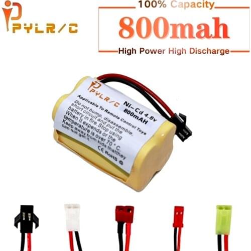4.8v Rechargeable Battery For Rc toys Cars Tanks Robots Gun 800mah Ni-CD Battery AA 4.8v 800mah Batteries Pack For Rc Boat 1PCS