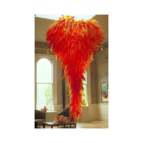 European type hand blown glass chandelier light made in china