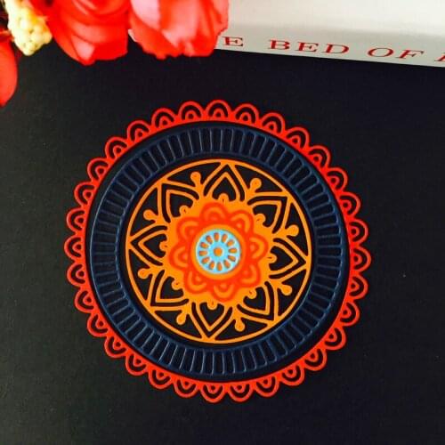 SCD754 Circle Metal Cutting Dies For Scrapbooking Stencils DIY Album Cards Decoration Embossing Folder Die Cuts Template New