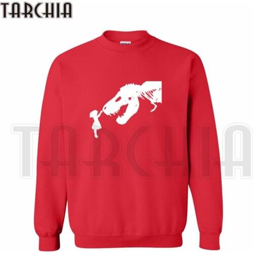 TARCHIA 2021 Limited Hoodies Girl And Dinosaur Man Cool Sweatshirt o-neck Couple Paragraph Hoodies Homme Boy Woman Like Wear
