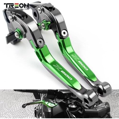 Motorcycle Accessories CNC Extendable Brake Clutch Levers One Set For Kawasaki Z800 Z 800 2013-2016 Motorcycle Handle Ornamental