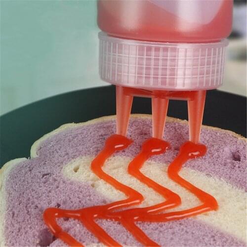 360ml/480m/720ml Sauce Vinegar Oil Ketchup Gravy Cruet Kitchen Accessories Gravy Boat Condiment Dispenser Plastic Squeeze Bottle