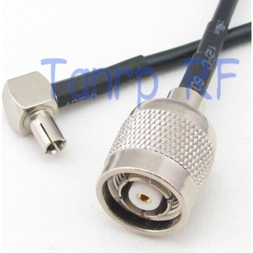 6in RP-TNC male plug to TS9 male right angle RF adapter 15CM Pigtail coaxial jumper cable RG174 extension cord