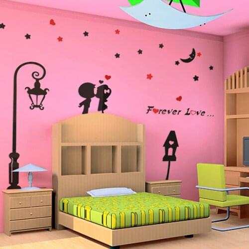 Acrylic three-dimensional wall stickers 3d sofa tv wall backgrand sticker mirror stickers