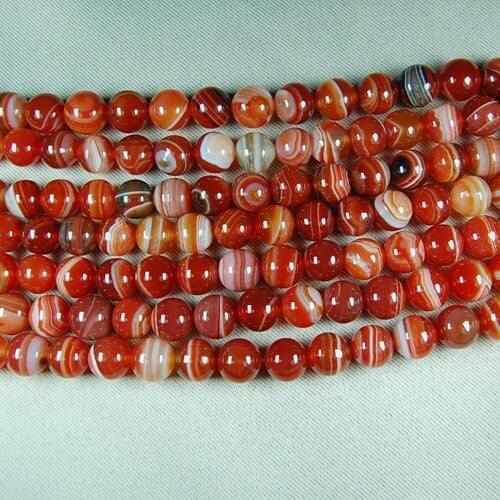 Free Shipping Fashion Jewelry 10mm Sardonyx Carnelian Ball Loose beads 15.5" E0237