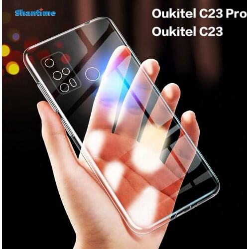 For Oukitel C23 Pro Case Ultra Thin Crystal Clear Shock Absorption Technology Bumper Soft TPU Cover Case For Oukitel C23