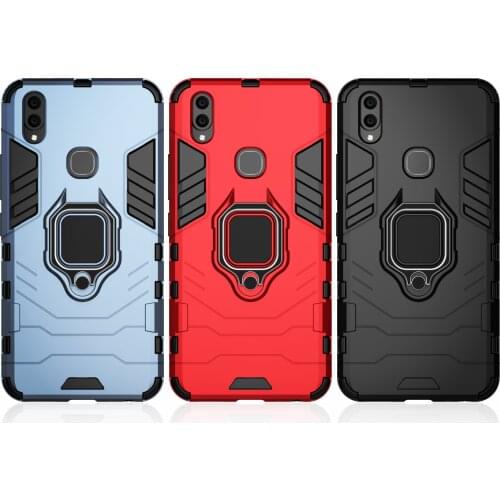 For Vivo V9 Cases Magnetic Car Shockproof Ring Armor Phone Back Cover For Vivo V9 Cover vivov9 v 9 Case For Vivo Y85 vivoy85 Z3X