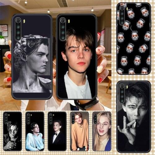Young Leonardo DiCaprio Phone case For Xiaomi Redmi Note 7 7A 8 8T 9 9A 9S 10 K30 Pro Ultra black soft hoesjes silicone funda