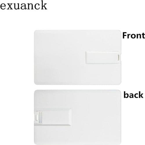 Exuanck Custom Logo Print Photography Credit Card Usb 2.0 Stick Flash Drive 4gb 8gb 16gb 32gb Business Card (10pcs free logo)