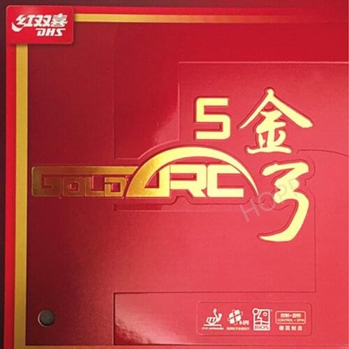 DHS GoldArc 5 Table Tennis Rubber Original made in Germany Gold Arc 5 DHS Ping Pong Sponge