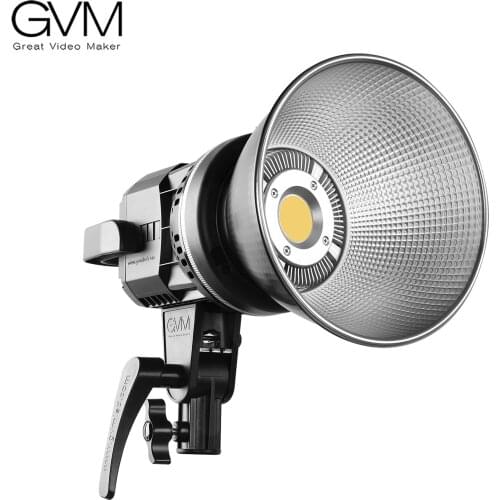 GVM P80S 80W Fresnel Light 5600K LED Video Light CRI 97+ w/ Bowens Mount for Photography Video Shooting Interview Live Streaming