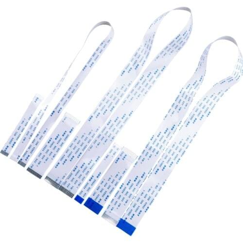 10PCS 14P Line length 6CM-40CM 10CM 15CM 20CM 25CM Flat Flexible Cable FFC FPC LCD Cable AWM 20624 80C 60V VW-1 Pitch 0.5 1.0MM