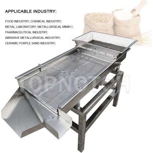 Vibration Screening Machine Large Vibration Sorting Machine Plastic Particle Sorting Screen Stainless Steel Separation Equipment