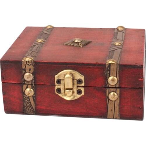 Multifunctional Box Gift Case Durable Wood Container for Jewellery Accessories