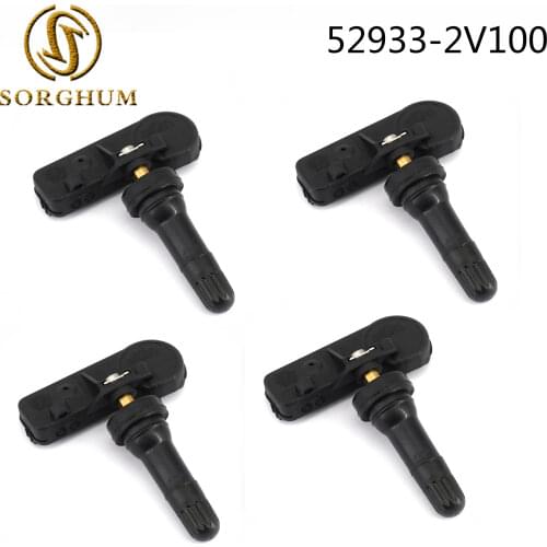 New 4PCS Tire Pressure Sensor TPMS For Hyundai Velostar Kia 52933-2V100 529332V100 52933 2V100 433MHz