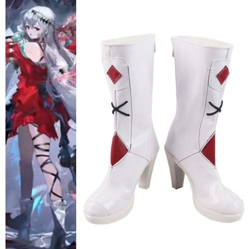 Arknights Skadi the Corrupting Heart Cosplay Shoes Boots Halloween Costume Accessory