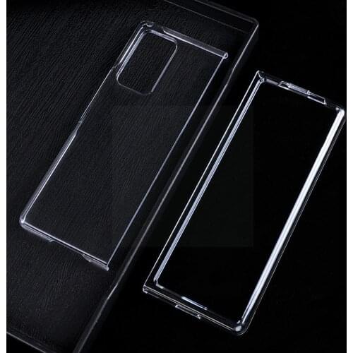 For Samsung Galaxy Z Fold3 Shockproof Phone Case Folding Acrylic Case Screen Protective Mobile Case Front Transparent Back I0F4