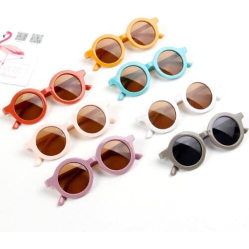 1pc Brand Baby Sunglasses Popular Toddler Children UV400 Frame Goggles Outdoor Kids Cute Girls Summer Beach Holiday Eyewear New