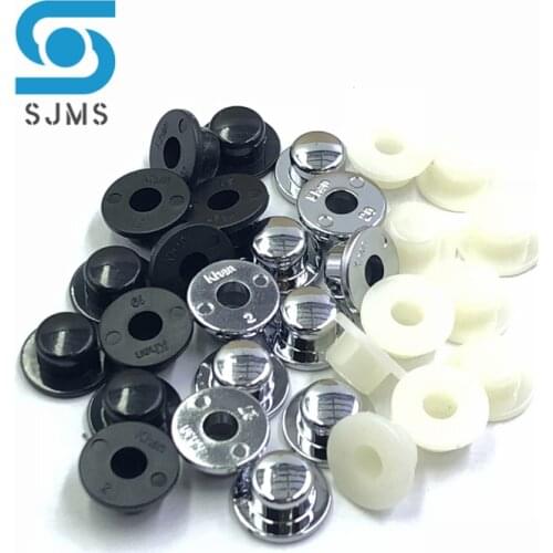 20Pcs Silver plating Tactile Push Button Cap GJW101 Switch Button Hat 9.1*4.6mm Inner Hole 3.4mm For 6 * 6 mm Tact Micro Switch